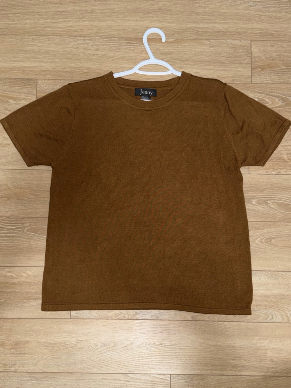 Men's Brown Crewneck Undershirt - Unbranded